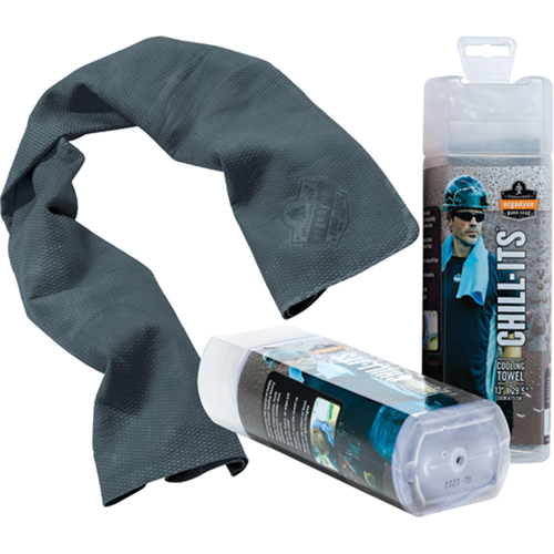 Chill-Its&reg; 6602 Cooling Towels, Grey Solutions industrielles ALPHA