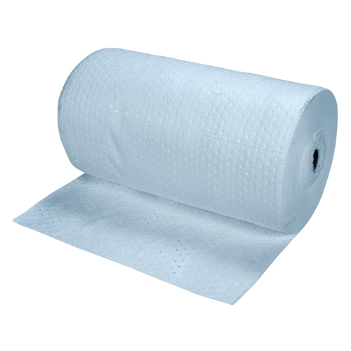 Premium Blue Bonded Sorbent Pads, Lightweight, 150' L x 30" W, 55 Gal. Absorbancy Solutions industrielles ALPHA
