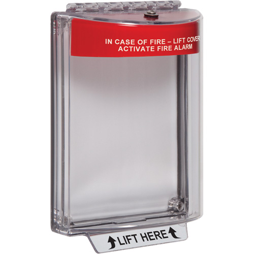 Couvercles pour alertes d'incendie Universal Stopper, Encastr&eacute; Solutions industrielles ALPHA