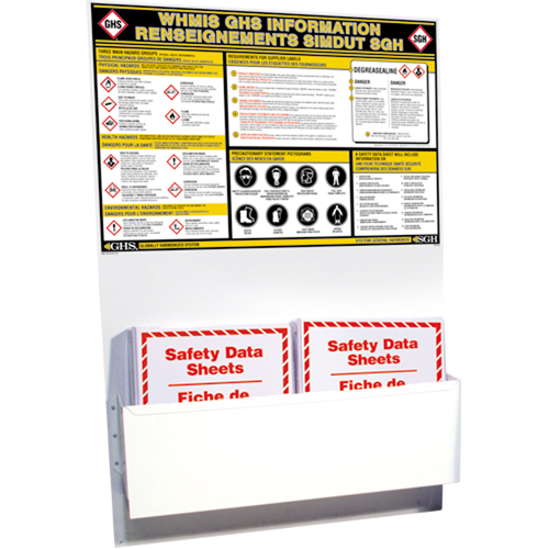 GHS Information Stations, English & French, Binders Included Solutions industrielles ALPHA