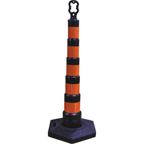 Grip N Go Trim Line Channelizers, 49" High, Black Solutions industrielles ALPHA