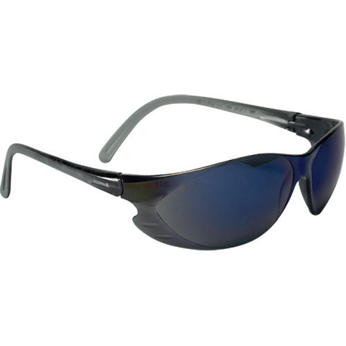 Blue Mirror Safety Glasses, Blue/Mirror Lens, Anti-Scratch, Meets/Exceeds CSA Z94.3 Solutions industrielles ALPHA