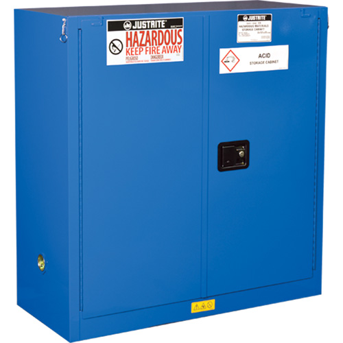 ChemCor&reg; Lined Hazardous Material Safety Cabinets, 30 gal., 43" x 44" x 18" Solutions industrielles ALPHA