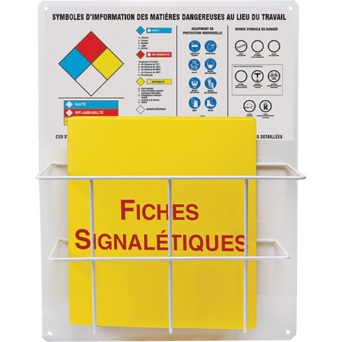 Haz-Mat Basket Style Centre Boards, French, Binders Included Solutions industrielles ALPHA