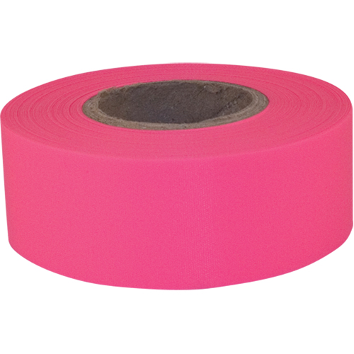 Sub-Zero Flagging Tape, 1.2" W x 150' L, Fluorescent Pink Solutions industrielles ALPHA