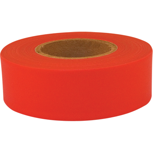 Ruban de signalisation Sub-Zero, 1,2" la x 150' lo, Rouge fluorescent Solutions industrielles ALPHA