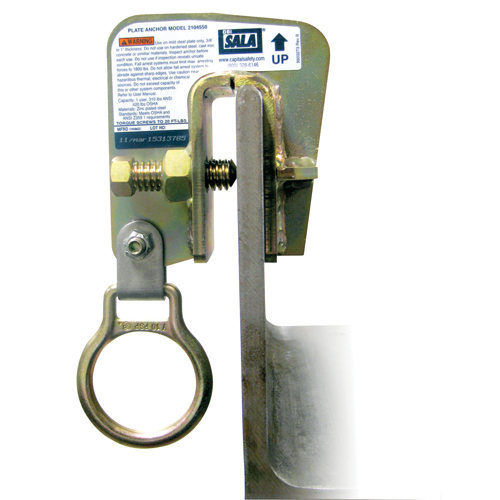 Ancrage pour plaque en acier DBI-SALA, Boulonn&eacute;, Usage Temporaire Solutions industrielles ALPHA