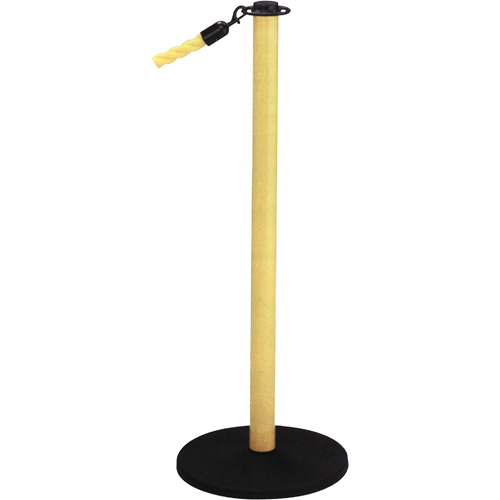 Poteaux portatifs, Hauteur de 36", Jaune Solutions industrielles ALPHA