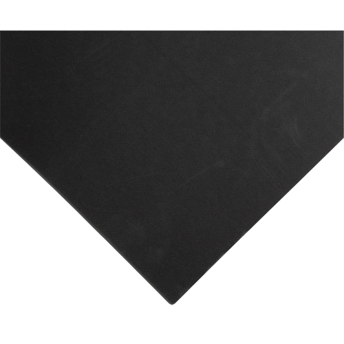 Electrically Conductive Mat No.785, 3' W x 5' L x 3/32" T, PVC, Smooth, Black Solutions industrielles ALPHA