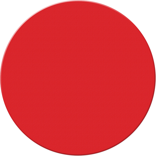 Marqueurs all&eacute;g&eacute;e/5S Armor Stripe, Cercle, 6" lo x 6" la, Rouge, Plastique Solutions industrielles ALPHA