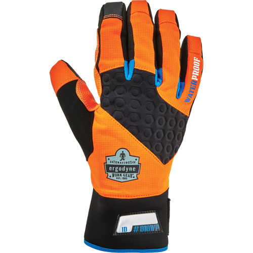 ProFlex&reg; 818WP Performance High-Visibility Thermal Waterproof Utility Gloves, Polyurethane Palm, Size Small Solutions industrielles ALPHA