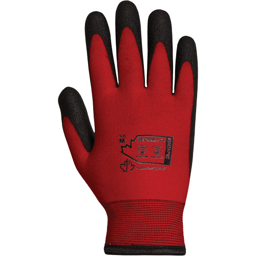 Gants doubl&eacute;s pour l'hiver Dexterity, 10/T-Grand, R&ecirc;vetement PVC, Calibre 15, Enveloppe en Nylon Solutions industrielles ALPHA