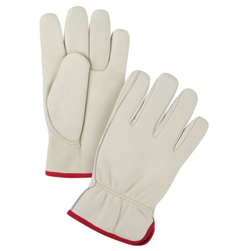 Premium Winter-Lined Driver's Gloves, Small, Grain Cowhide Palm, Fleece Inner Lining Solutions industrielles ALPHA