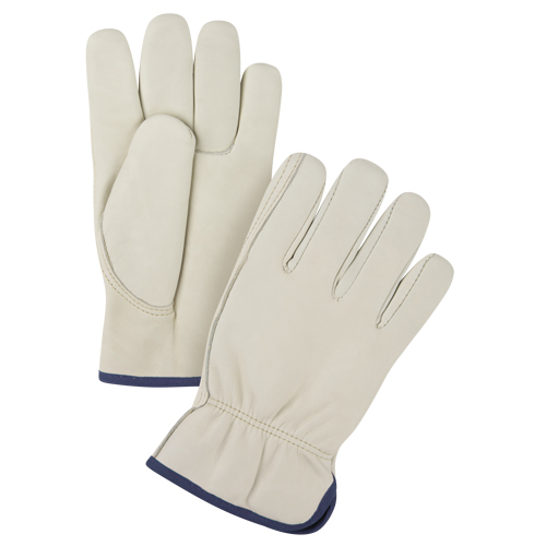Premium Winter-Lined Driver's Gloves, X-Large, Grain Cowhide Palm, Fleece Inner Lining Solutions industrielles ALPHA