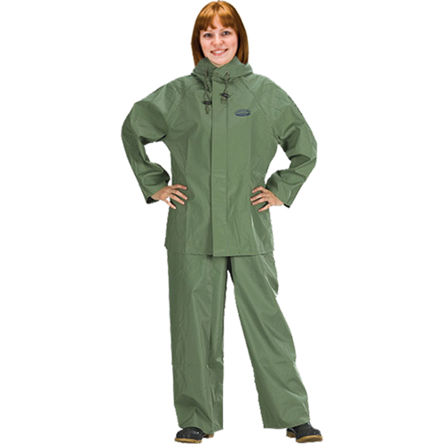 V&ecirc;tements imperm&eacute;ables Hurricane ignifuges et r&eacute;sistants &agrave; l'huile, v&ecirc;tements imperm&eacute;ables, 4T-Grand, Vert Solutions industrielles ALPHA