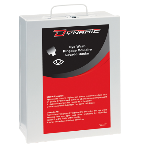 Douche oculaire avec solution isotonique Dynamic, Double Solutions industrielles ALPHA