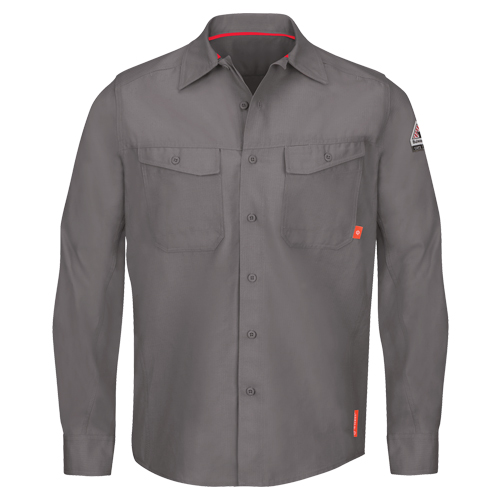 Chemises de travail IQ Endurance pour hommes, Petit, Gris Solutions industrielles ALPHA