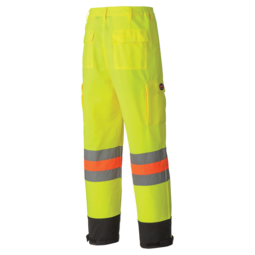 6009 Breathable Traffic Safety Pants, Polyester, X-Small, High Visibility Lime-Yellow Solutions industrielles ALPHA