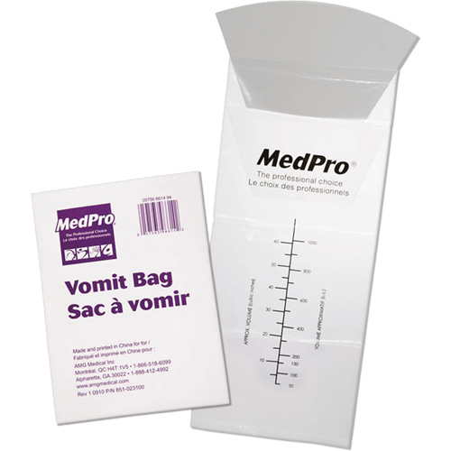 Sacs pour v&ocirc;missure Medpro Solutions industrielles ALPHA