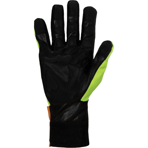 Gants pour scie &agrave; chaîne haute visibilit&eacute; Endura, Taille Grand/9, Paume Ch&egrave;vre Solutions industrielles ALPHA