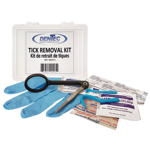 Tick Safety Kit, Class 1 Medical Device, Plastic Box Solutions industrielles ALPHA