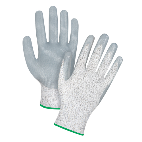 Gants haute performance r&eacute;sistants &agrave; la coupe, Taille Moyen/8, Calibre 13, Rev&ecirc;tement Nitrile, Enveloppe en PEHP, ANSI/ISEA 105 niveau 4/EN 388 niveau 5 Solutions industrielles ALPHA