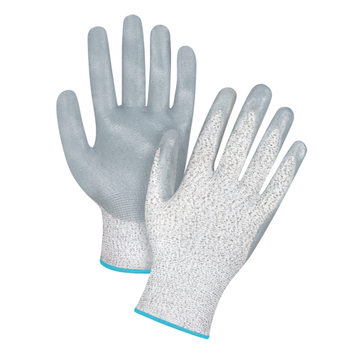 Gants haute performance r&eacute;sistants &agrave; la coupe, Taille T-Grand/10, Calibre 13, Rev&ecirc;tement Nitrile, Enveloppe en PEHP, ANSI/ISEA 105 niveau 4/EN 388 niveau 5 Solutions industrielles ALPHA