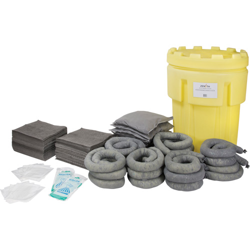 Premium Spill Kit, Universal, Salvage Drum, 95 US gal. Absorbancy Solutions industrielles ALPHA