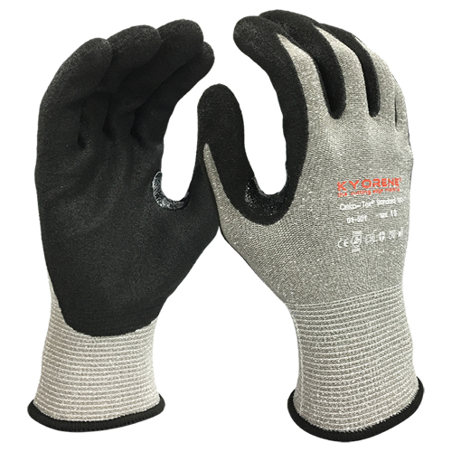 Gants r&eacute;sistants aux coupures Akka, Taille T-Grand/10, Calibre 13, Rev&ecirc;tement Mousse de nitrile, Enveloppe en Kyorene, ANSI/ISEA 105 niveau 3/EN 388 niveau C Solutions industrielles ALPHA