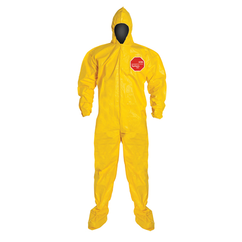 Combinaisons, Moyen, Jaune, Tychem 2000 Solutions industrielles ALPHA