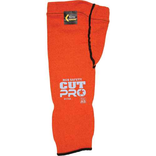 Manches Memphis avec trou pour le pouce, Kevlar, 14", ASTM ANSI niveau A5, Orange Solutions industrielles ALPHA