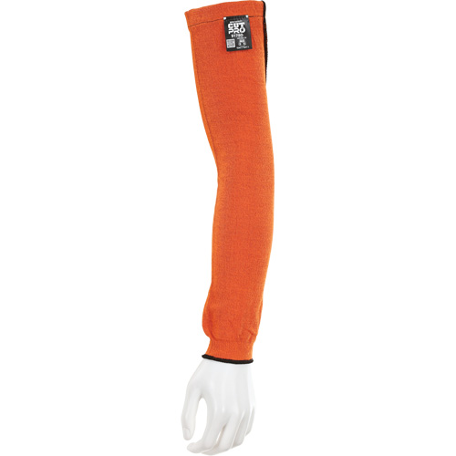 Manches Memphis avec trou pour le pouce, Kevlar, 18", ASTM ANSI niveau A5, Orange Solutions industrielles ALPHA