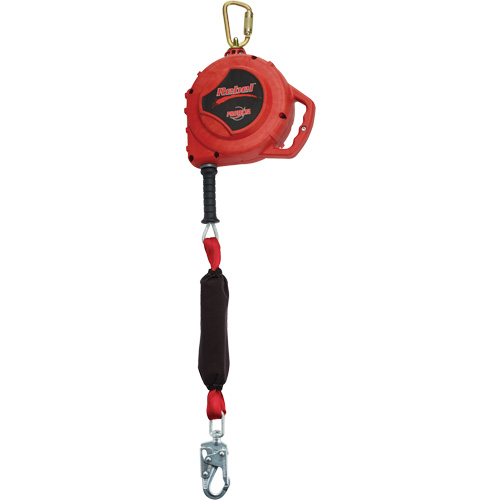 Cordage de s&eacute;curit&eacute; autor&eacute;tractable Rebel, 33', Acier galvanis&eacute;, Pivotant Solutions industrielles ALPHA