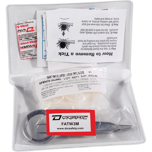 Dynamic Tick Removal Kit, Class 1 Medical Device, Resealable Plastic Bag Solutions industrielles ALPHA