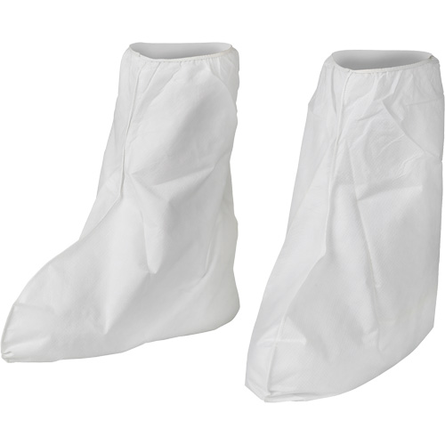 KleenGuard A40 Disposable Boot Covers, One Size, Microporous, White Solutions industrielles ALPHA