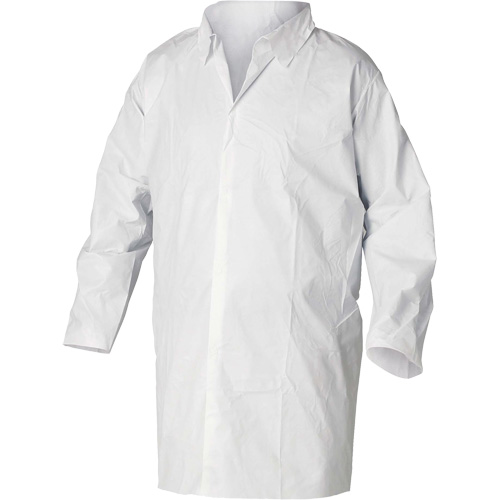 Blouse de laboratoire KleenGuard A20, SMS, Blanc, 2T-Grand Solutions industrielles ALPHA