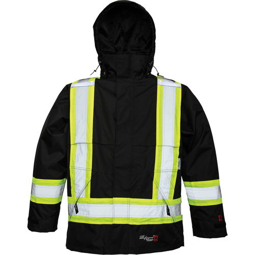 Manteau Journeyman, Polyester/Polyur&eacute;thane, Noir, Petit Solutions industrielles ALPHA