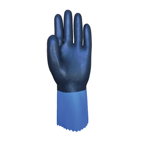 Summitech Full-Dipped Chemical Resistant Gloves, Size Small/7, 11.8" L, Chloroprene, Poly-Cotton Inner Lining, 59-mil Solutions industrielles ALPHA
