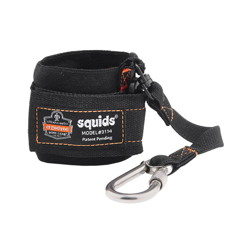 Squids&reg; 3114 Pull-On Wrist Lanyard with Carabiner Solutions industrielles ALPHA
