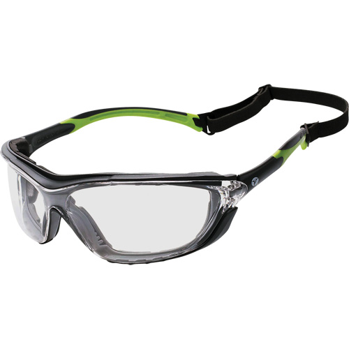 Lunettes de s&eacute;curit&eacute; Veratti Primo, Lentille Transparent, Antibu&eacute;e, ANSI Z87+/R&eacute;pond ou surpasse la norme CSA Z94.3 Solutions industrielles ALPHA
