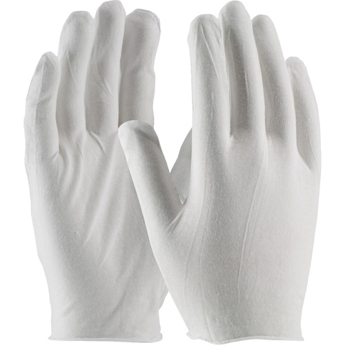 Gants d'inspection, Coton, Poignet Non ourl&eacute;, Taille unique Solutions industrielles ALPHA
