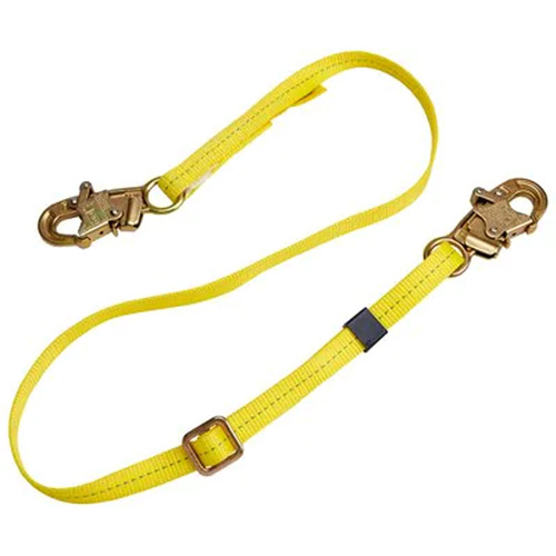 Longe de positionnement r&eacute;glable &agrave; sangle, 1 branches, 4', Classe CSA B, Polyester Solutions industrielles ALPHA