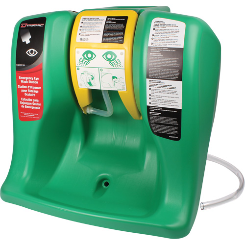 Douche oculaire Dynamic, Aliment&eacute; par gravit&eacute;, Capacit&eacute; 16 gal., Conformit&eacute; ANSI Z358.1 Solutions industrielles ALPHA