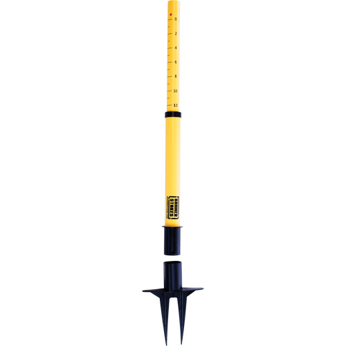 Montants de barri&egrave;re PLUS, Hauteur de 42", Jaune Solutions industrielles ALPHA