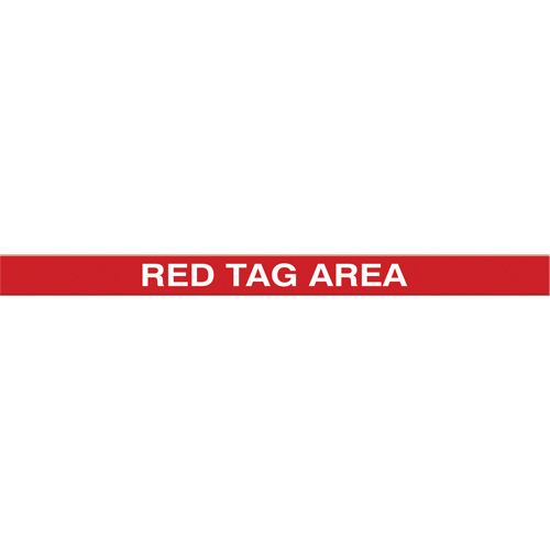 Tough-Mark Heavy-Duty Floor Marking, Rectangle, 48" L x 2" W, Red, Polyethylene Solutions industrielles ALPHA