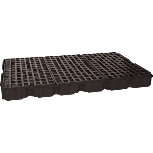 Modular Spill Platform, 88 US gal. Spill Capacity, 51.5" x 78.25" x 6.5" Solutions industrielles ALPHA