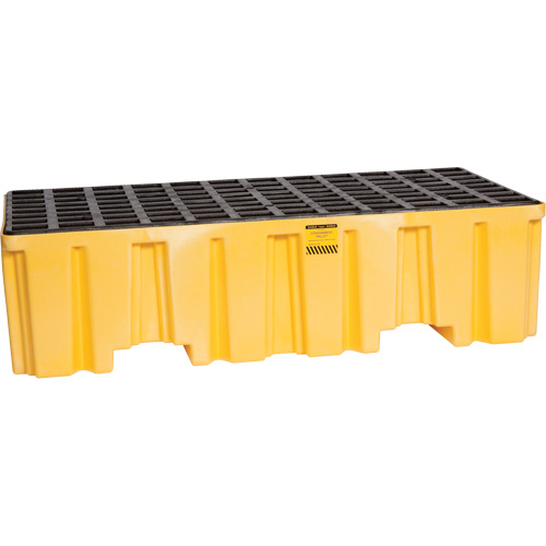 Spill Containment Pallet, 66 US gal. Spill Capacity, 26.25" x 51" x 13.75" Solutions industrielles ALPHA