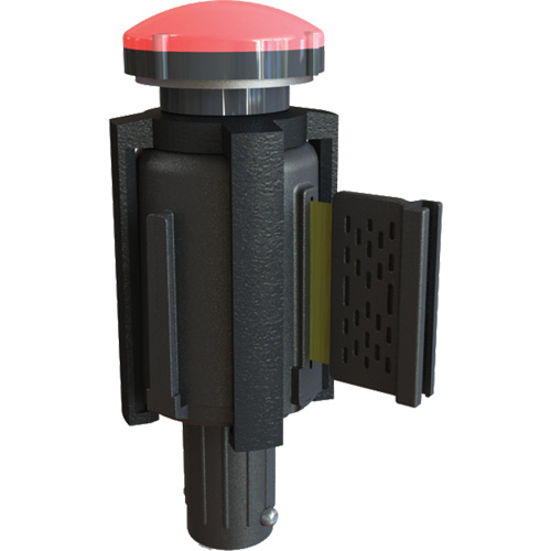 PLUS Barrier System Strobe Light Bracket & Red Strobe Light, Black Solutions industrielles ALPHA