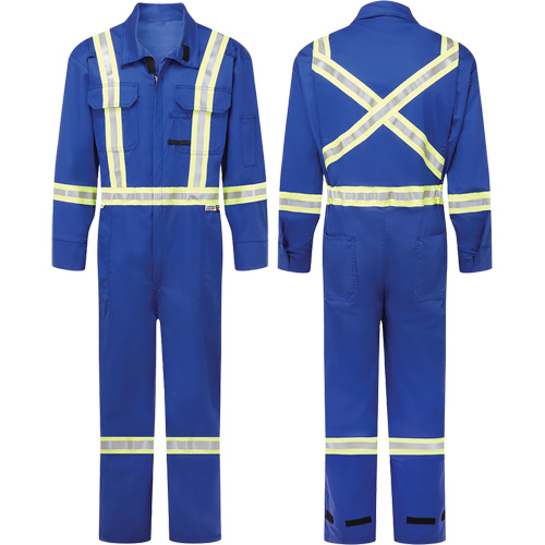 Combinaisons ignifuges 7 oz Avenger, Taille 34, Bleu royal Solutions industrielles ALPHA