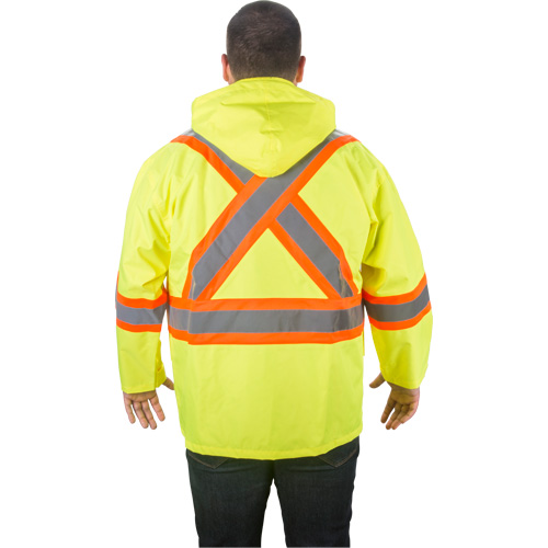 Imperm&eacute;able RZ1000, Polyester, Petit, Jaune lime haute visibilit&eacute; Solutions industrielles ALPHA